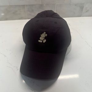 Disney Parks Nike Dri-Fit Legacy 91 Black Striped Mickey Mouse Adjustable Hat